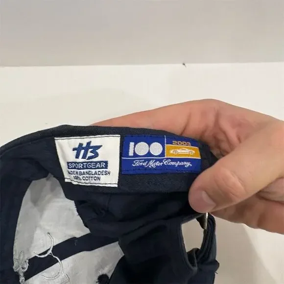 Ford Motor Company 100 Years Vintage Strap back Hat Collectible 2003 - Picture 7 of 7